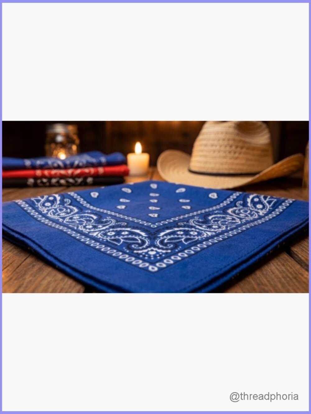 36 Straw Cowboy Hats with Bandanas - Party Favors - Picture 7 of 7